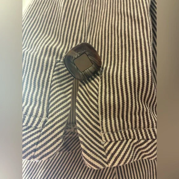 Live a Little Brown and Cream Striped Lightweight Jacket - Picture 7 of 10